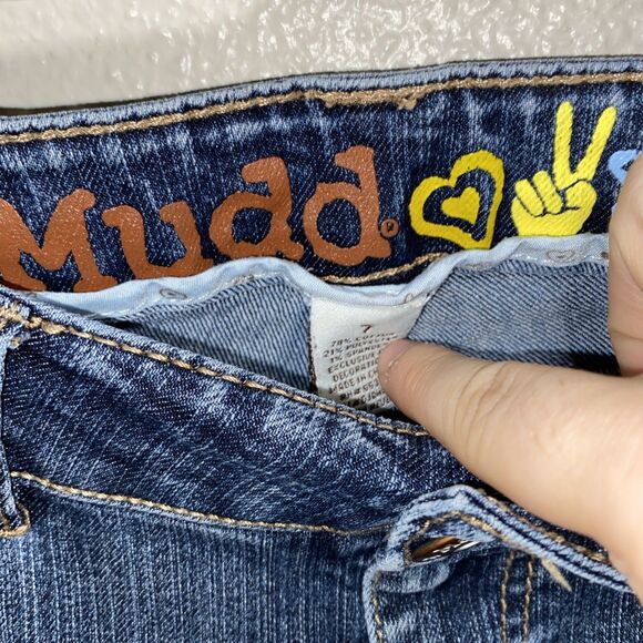Mudd Women’s Bootcut Jeans Size 7 Blue Mid Rise - Picture 2 of 6